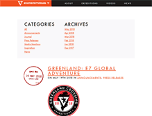 Tablet Screenshot of expeditions7.com